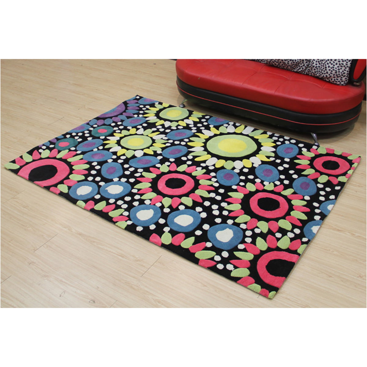 ARFS-1.jpg Indigenous Acrylic Flower and Seeds Rug