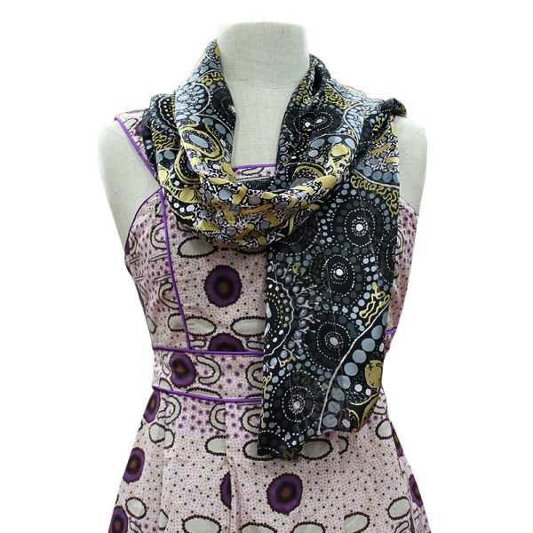 Silk Scarf – Fresh Life After Rain by Christine Doolan online